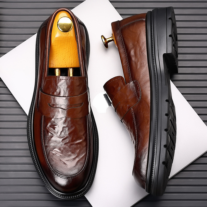 Men'S Formal Office Wear Shoes - Мужская кожаная обувь для повседневного бизнеса,