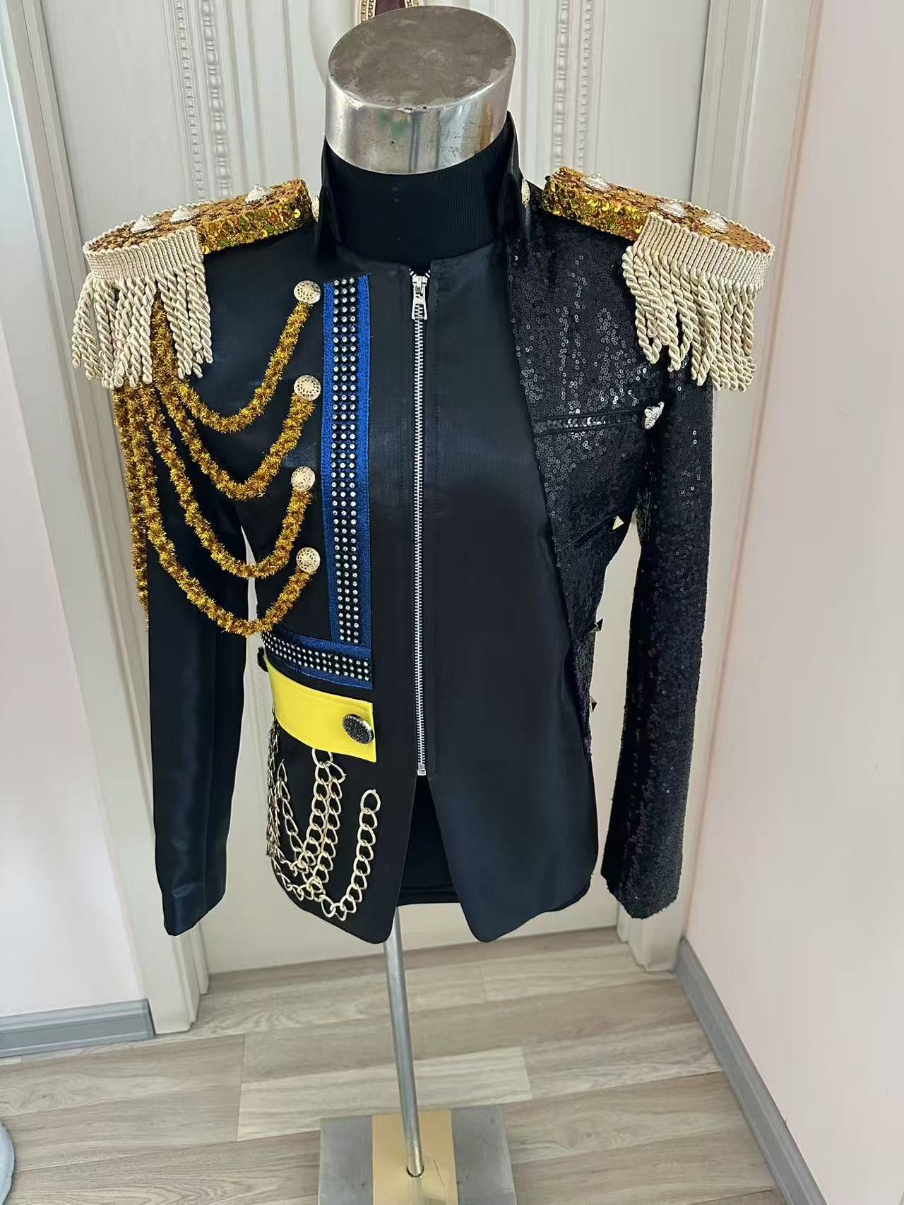 Men Formal Wear Dress - Новая мужская королевская куртка с кисточками