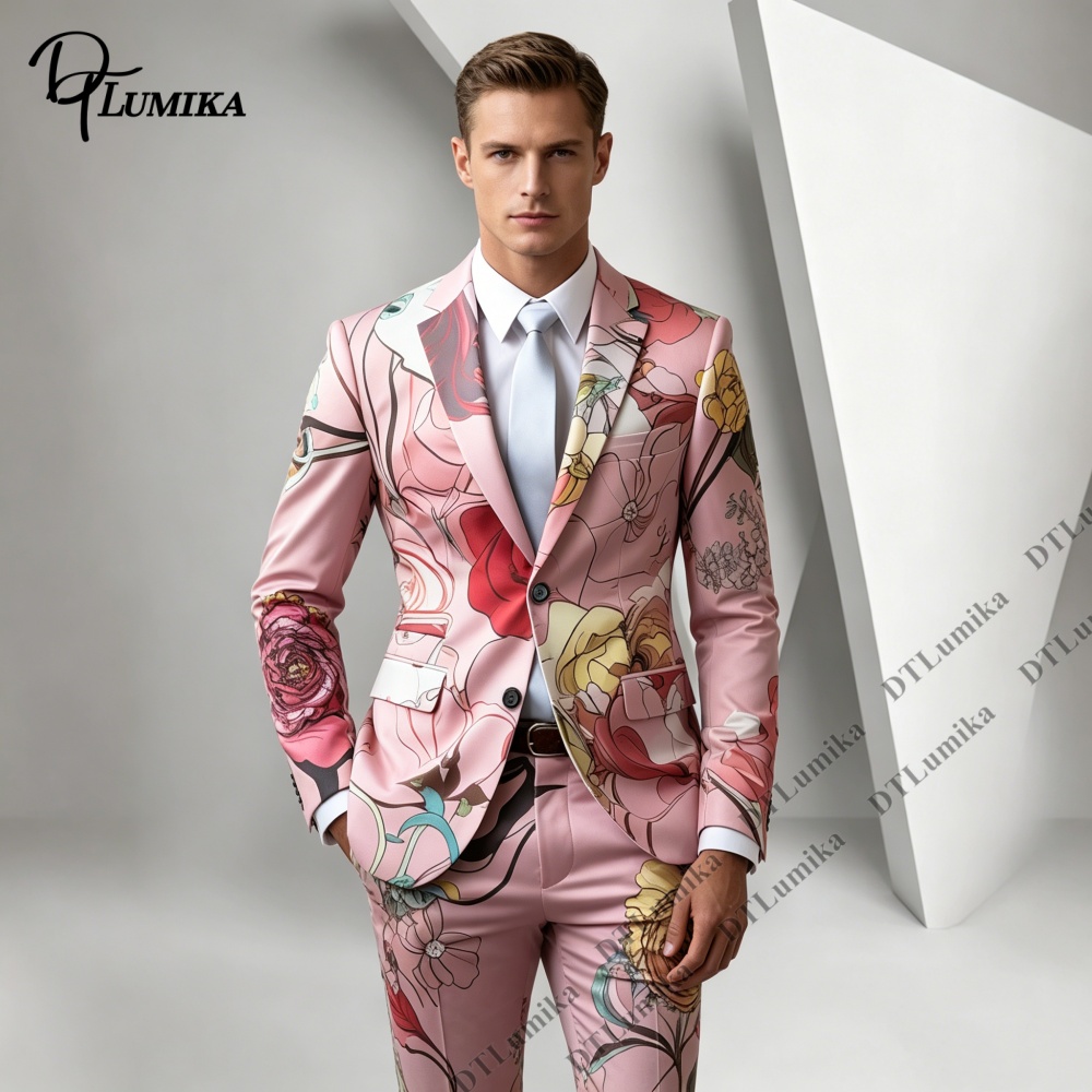 Men Formal Wear Photoshoot - Мужской костюм DTLumika из двух предметов: