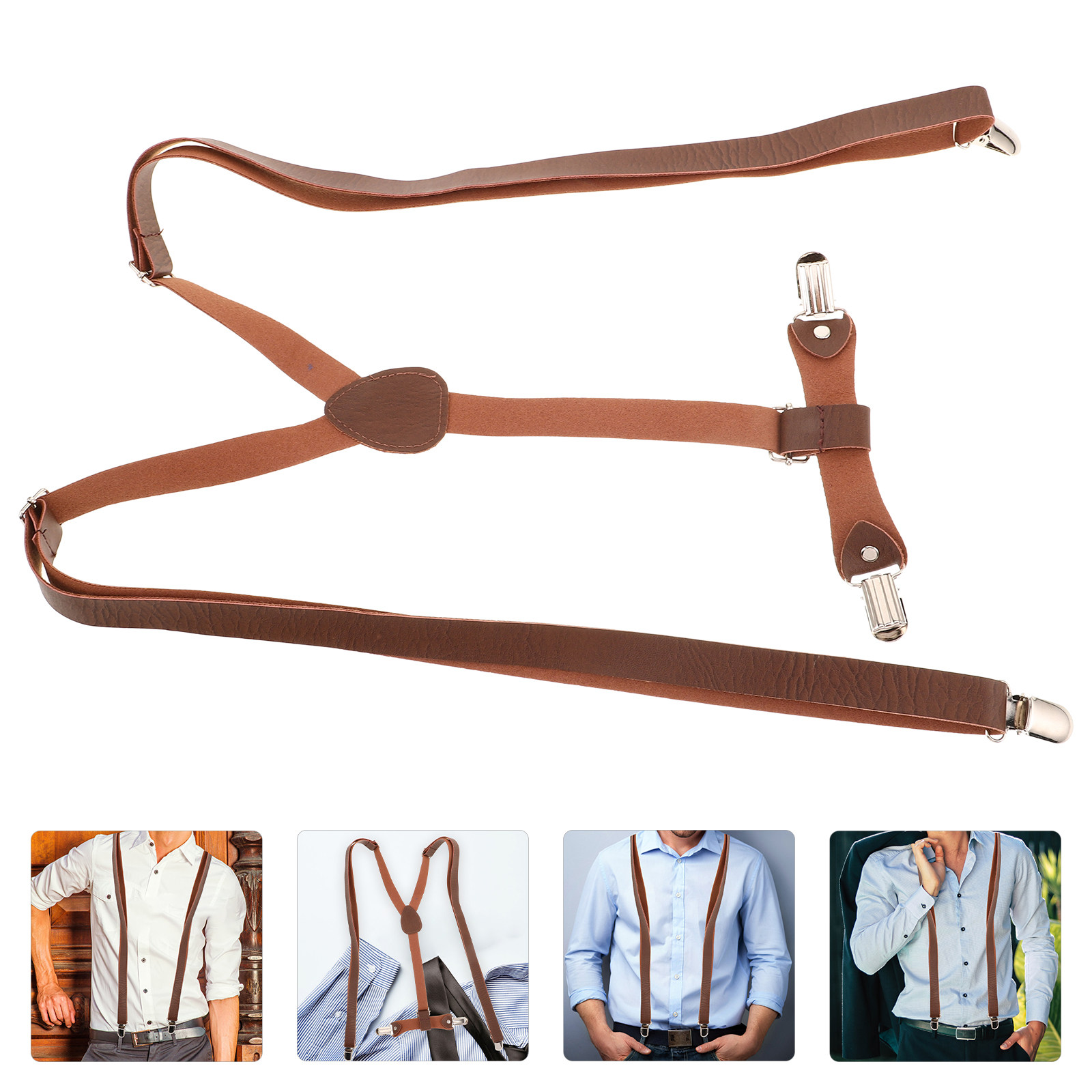 Suspender Clip Formal - Универсальные регулируемые эластичные подтяжки для брюк