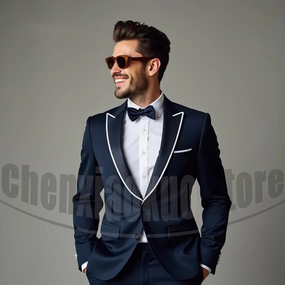 Men Formal Wear 2025 - Мужские костюмы, модный однобортный костюм с
