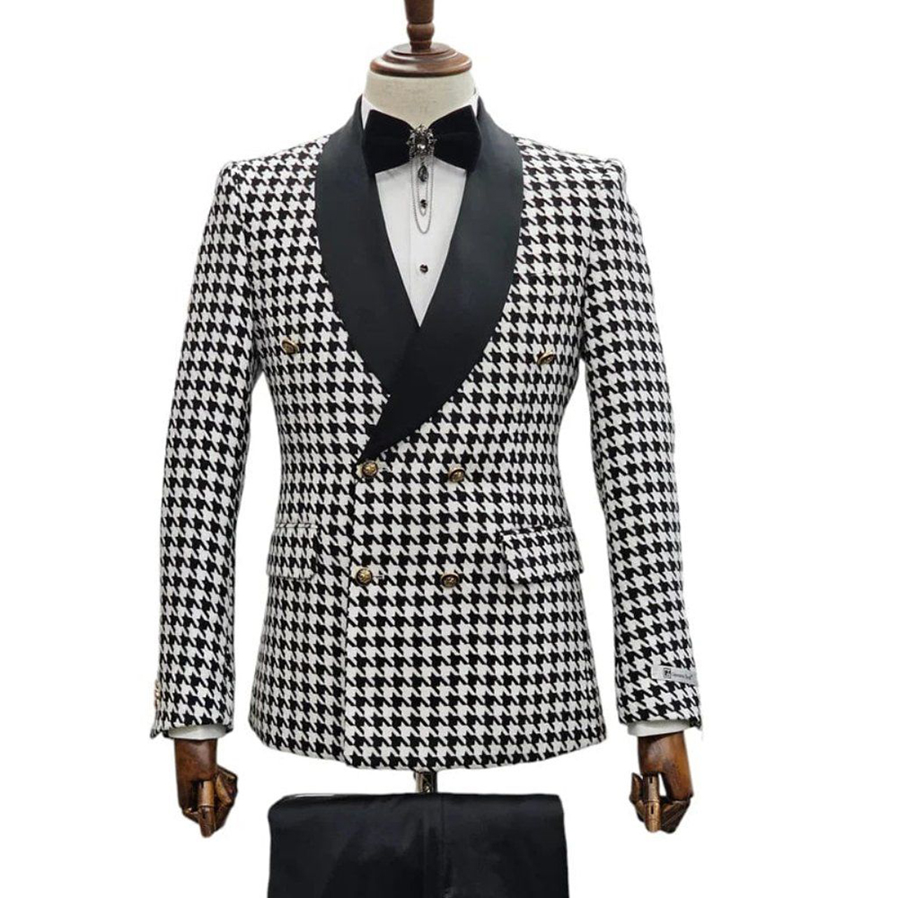 Men Formal Wear Wedding Guest - Винтажные мужские костюмы, шикарный комплект из