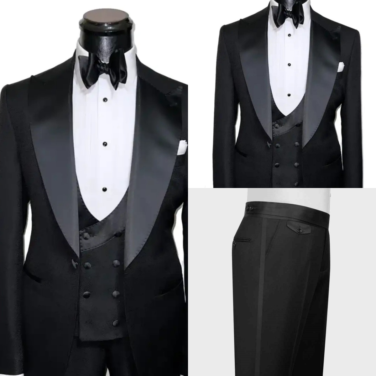 Men'S Formal Evening Wear - Формальные свадебные смокинги с остроконечными лацканами,
