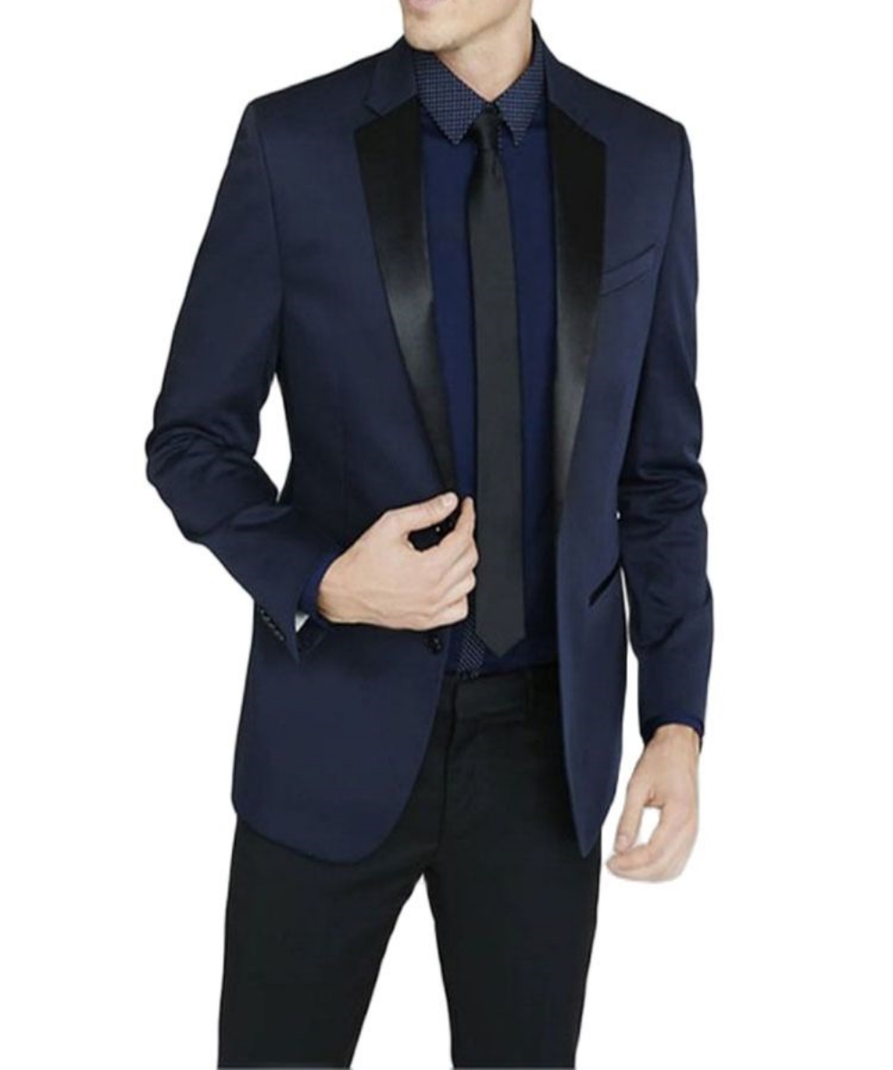 Men'S Formal Wear Ties - Новейший смокинг жениха с черными лацканами