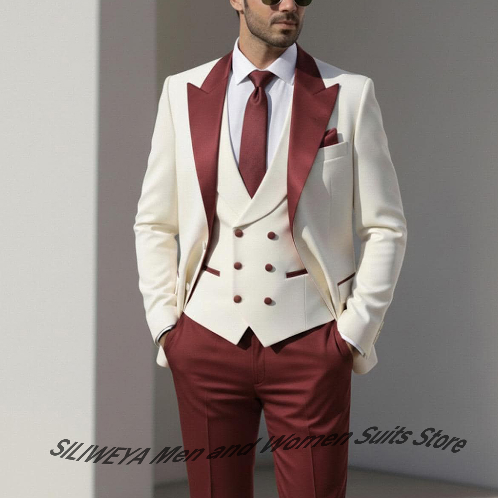 Mens Formal Look - Элегантный высококачественный мужской смокинг из 3
