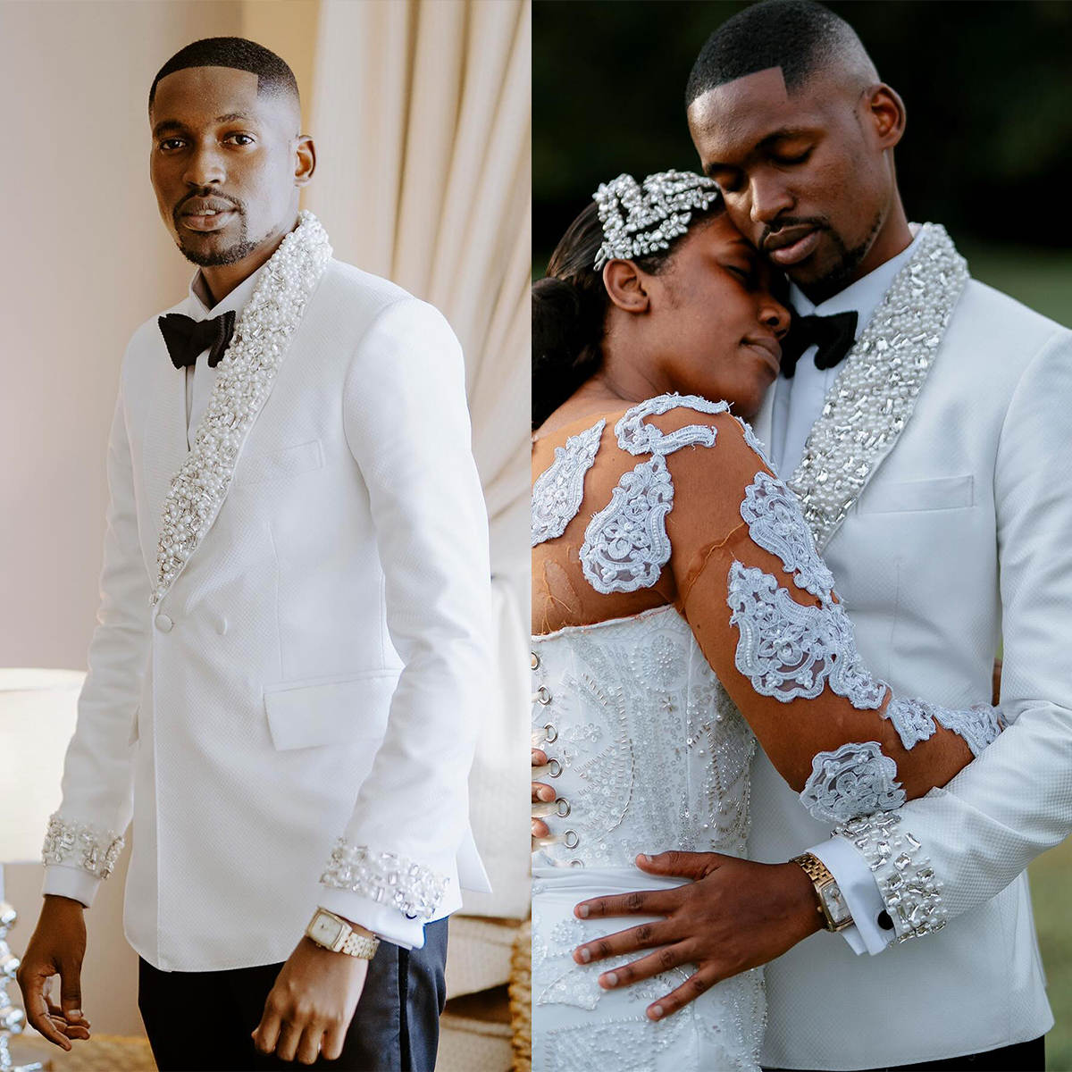 Men Formal Wear Wedding Guest - Мужские Белые Свадебные смокинги из 2