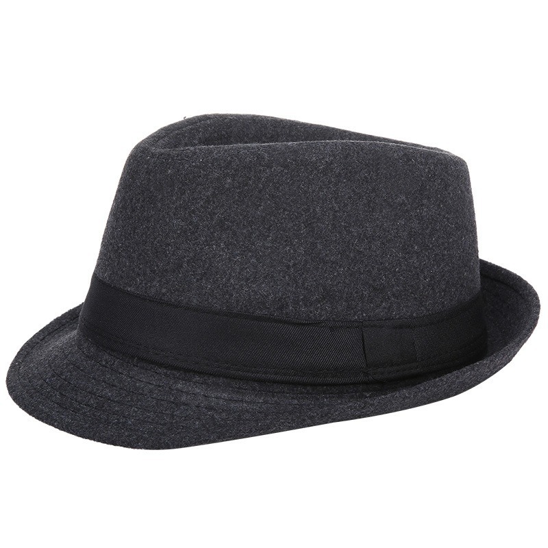 Men'S Vintage Formal Wear - Мужская шерстяная шляпа-федора для осени и