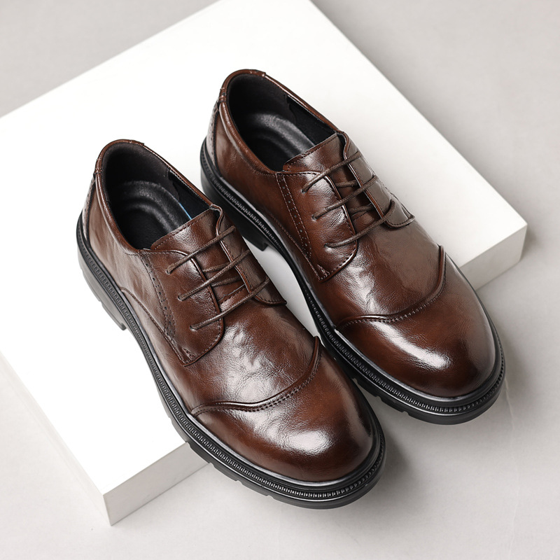 Мужская кожаная обувь для повс – обзор и цена Men'S Formal Office Wear Shoes
