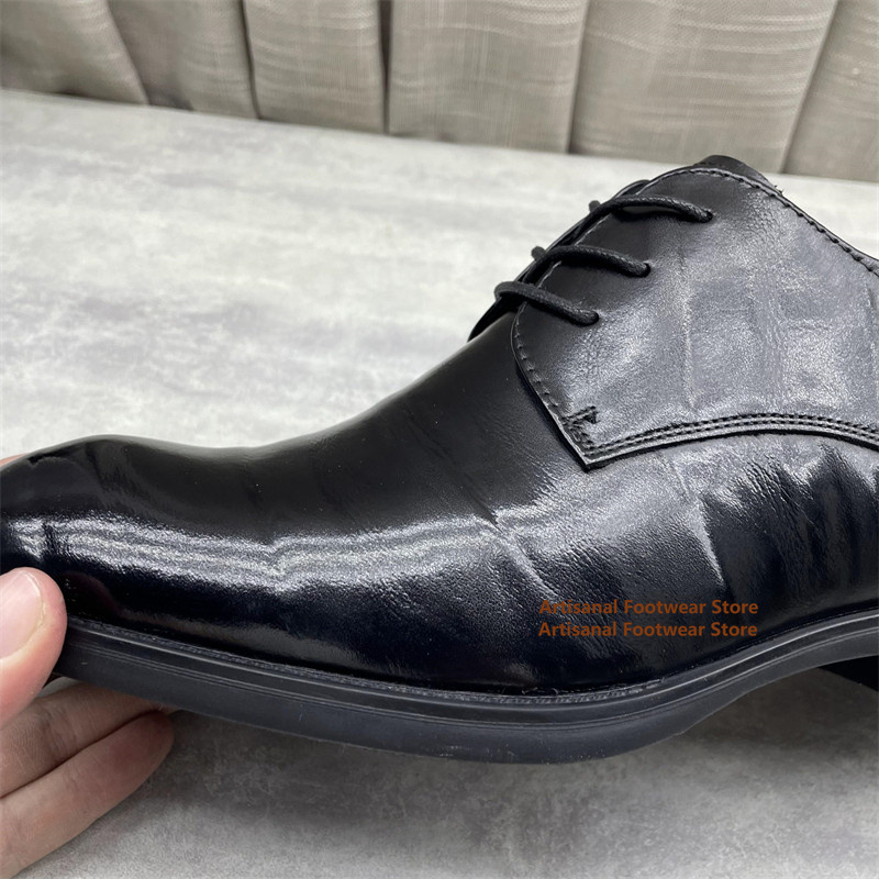 Мужские черные кожаные оксфорд – обзор и цена Men'S Formal Office Wear Shoes