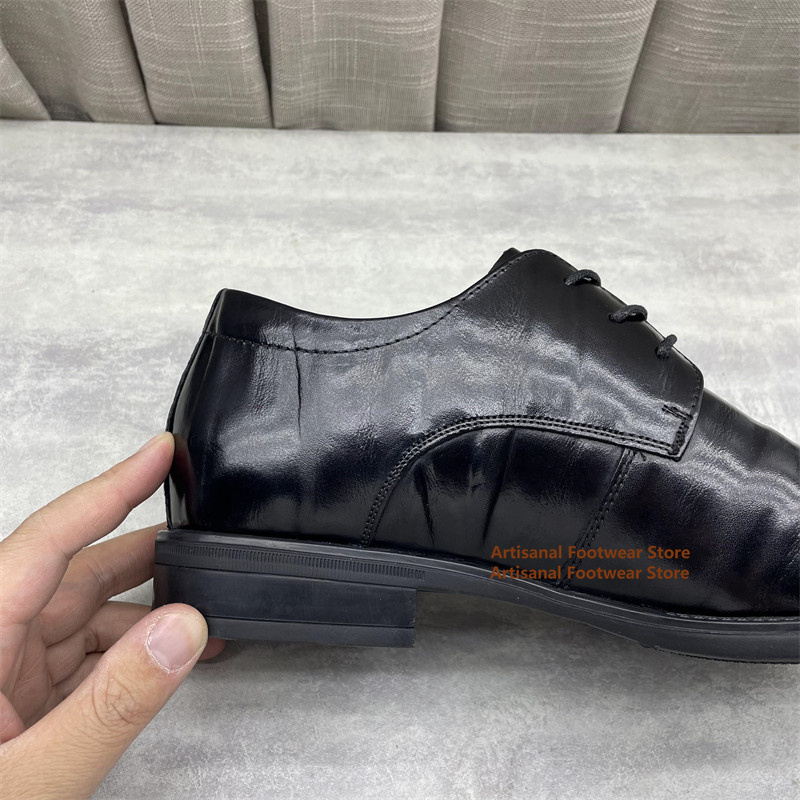 Мужские черные кожаные оксфорд – обзор и цена Men'S Formal Office Wear Shoes