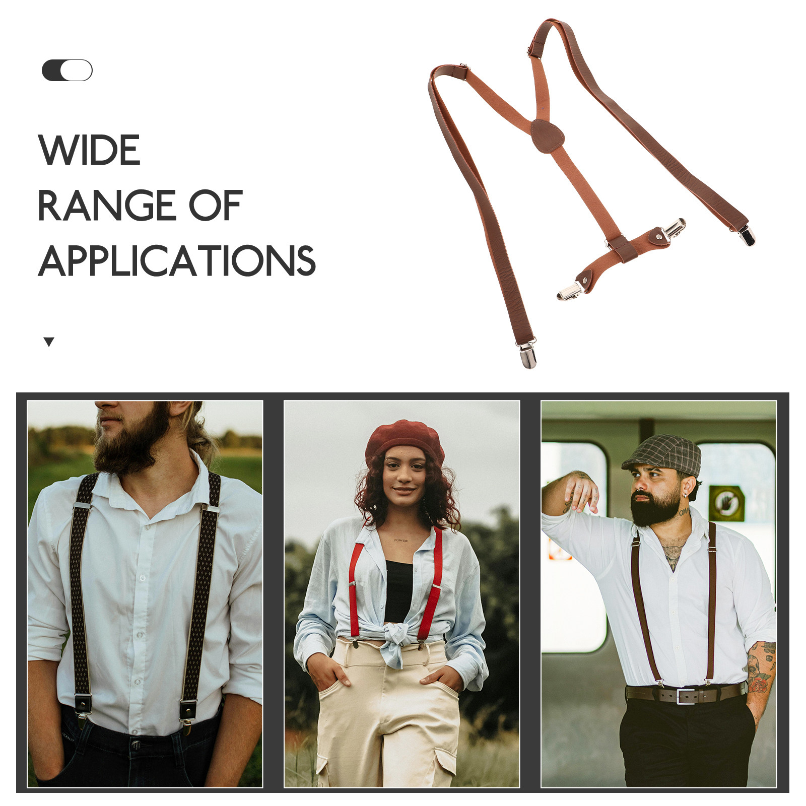 Универсальные регулируемые эла – обзор и цена Suspender Clip Formal