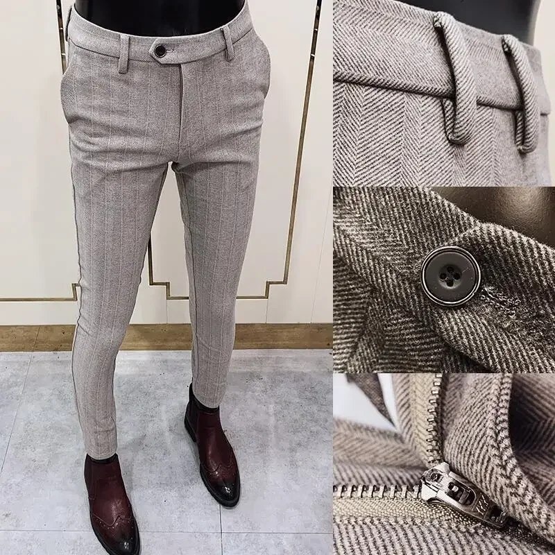 Брюки мужские шерстяные утепле – обзор и цена Men Formal Wear Dress