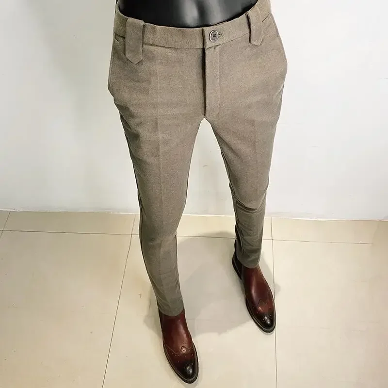 Брюки мужские шерстяные утепле – обзор и цена Men Formal Wear Dress
