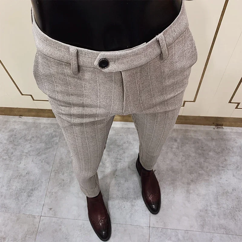 Брюки мужские шерстяные утепле – обзор и цена Men Formal Wear Dress