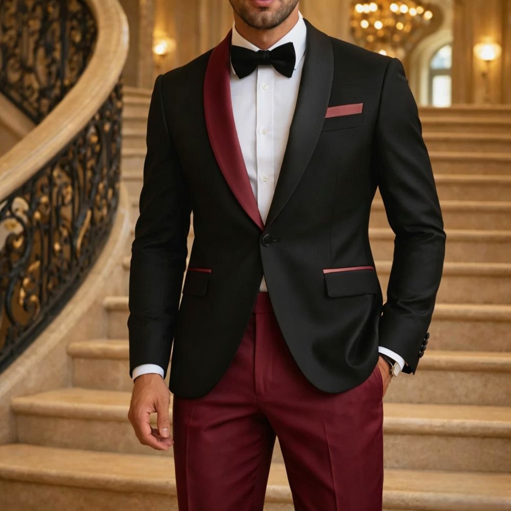 Мужской деловой костюм-двойка  – обзор и цена Men'S Formal Evening Wear