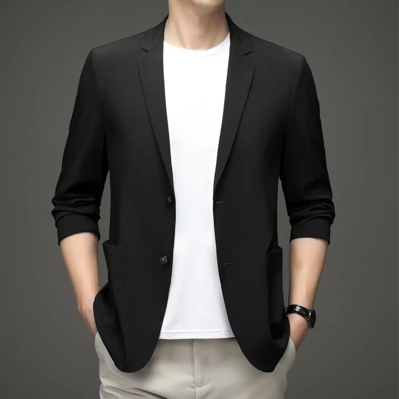 Новинка, летние мужские тонкие – обзор и цена Men Formal Wear With Coat