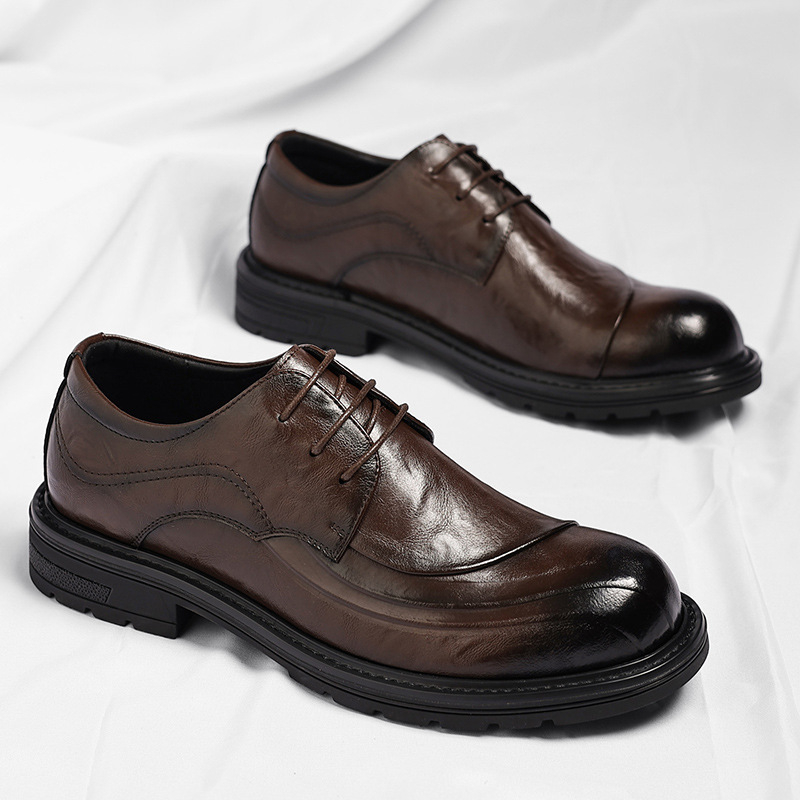 Коричневые туфли из натурально – обзор и цена Men'S Formal Office Wear Shoes