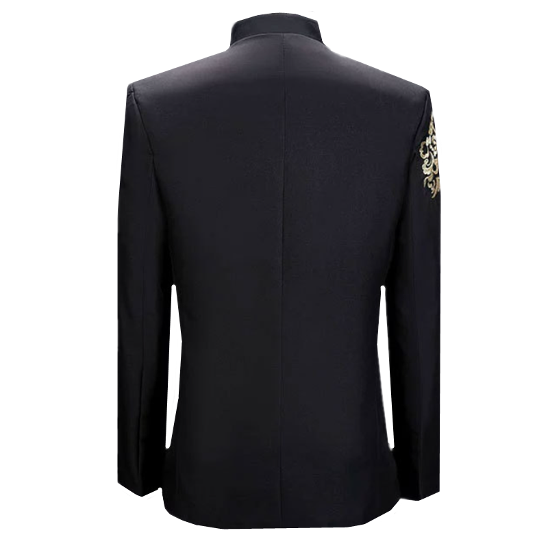 Новый мужской пиджак с вышивко – обзор и цена Men'S Vintage Formal Wear