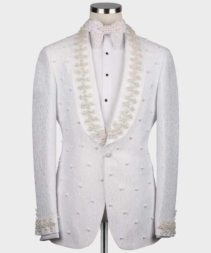 Белые свадебные мужские костюм – обзор и цена Men Formal Wear With Coat