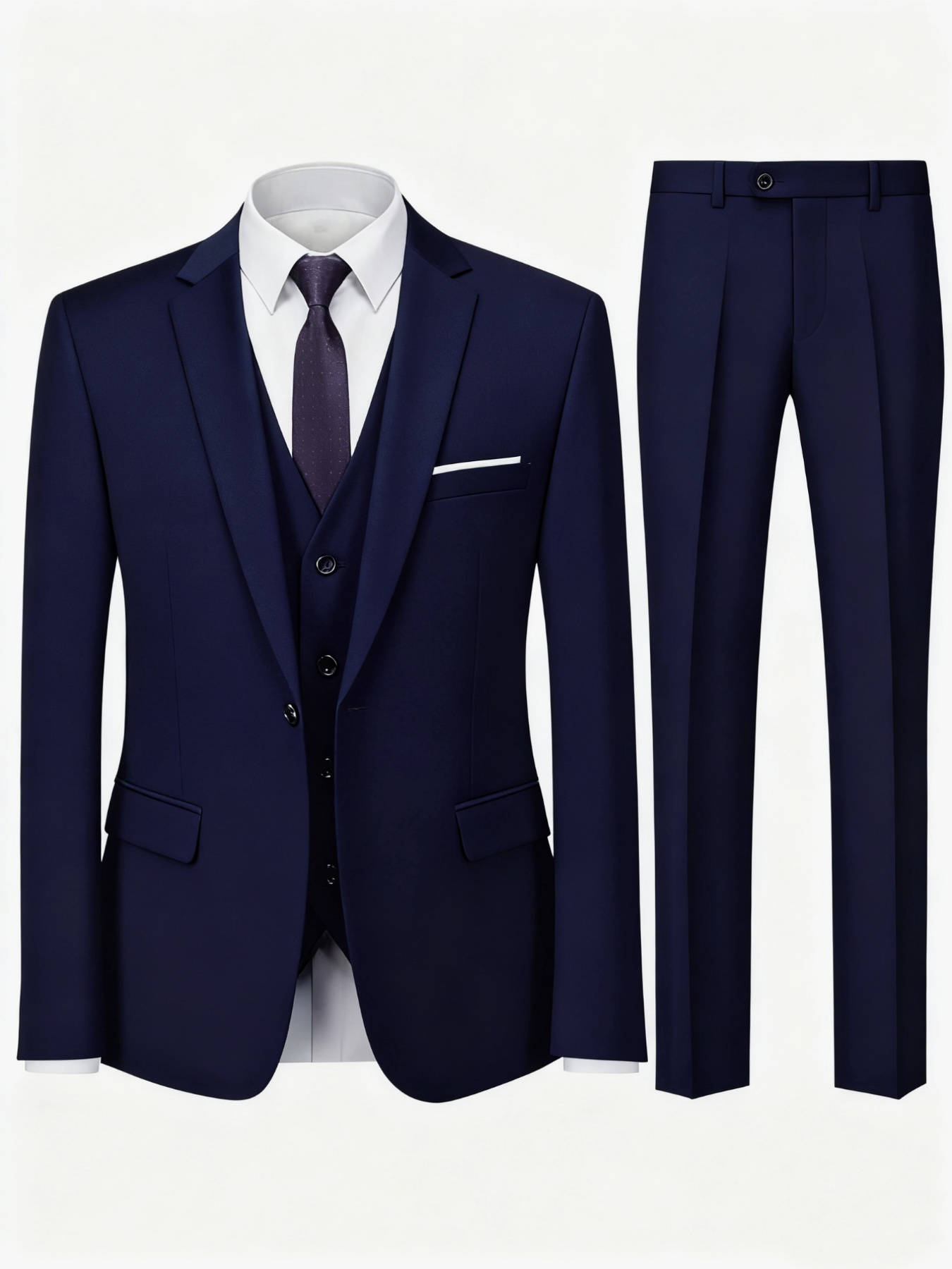 Мужской костюм-тройка притален – обзор и цена Mens Formal Look