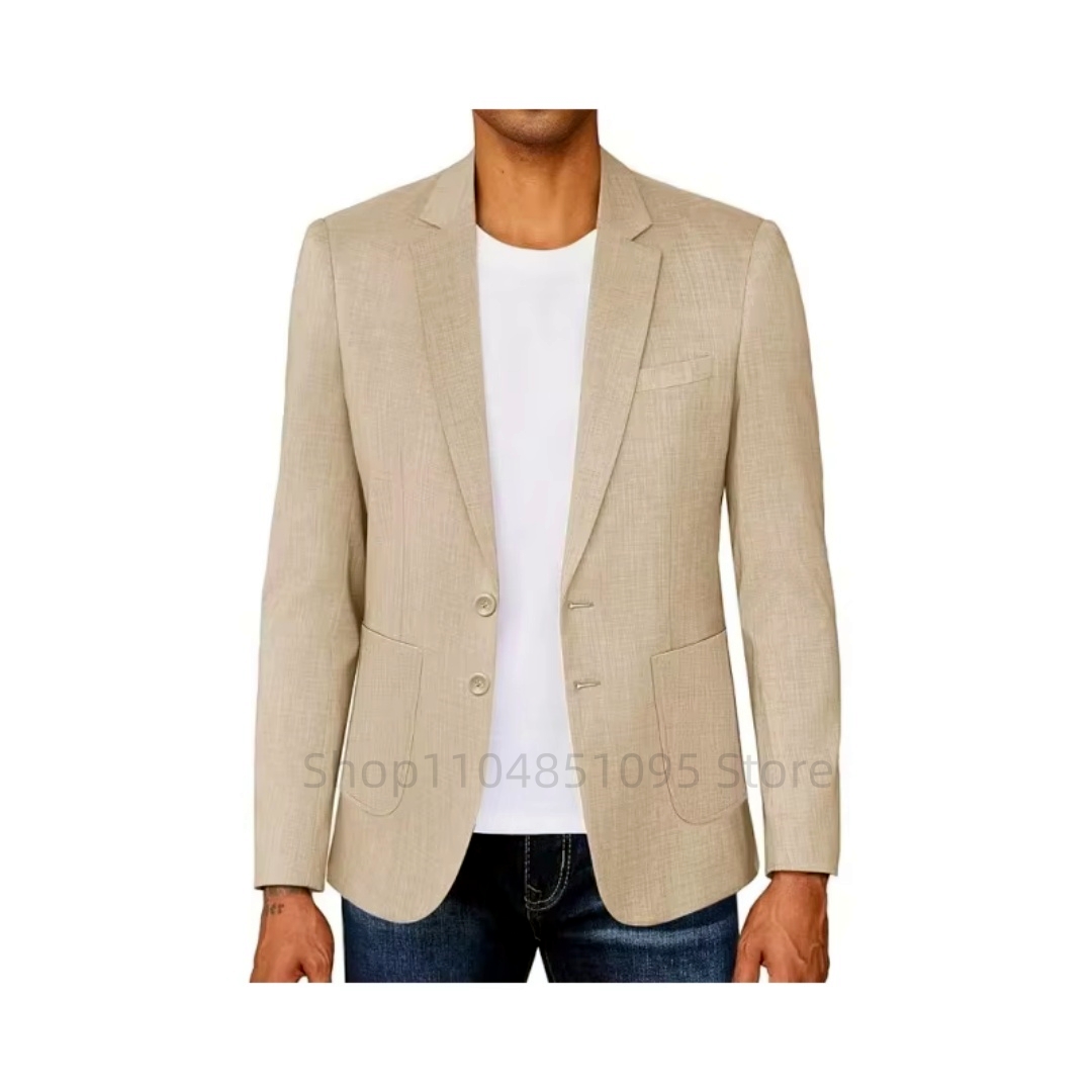 Мужской приталенный льняной пи – обзор и цена Men Formal Wear With Coat