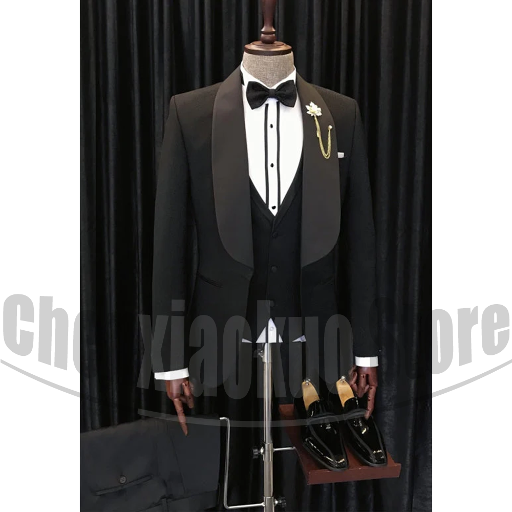Черные мужские костюмы Шикарны – обзор и цена Men Formal Wear 2025