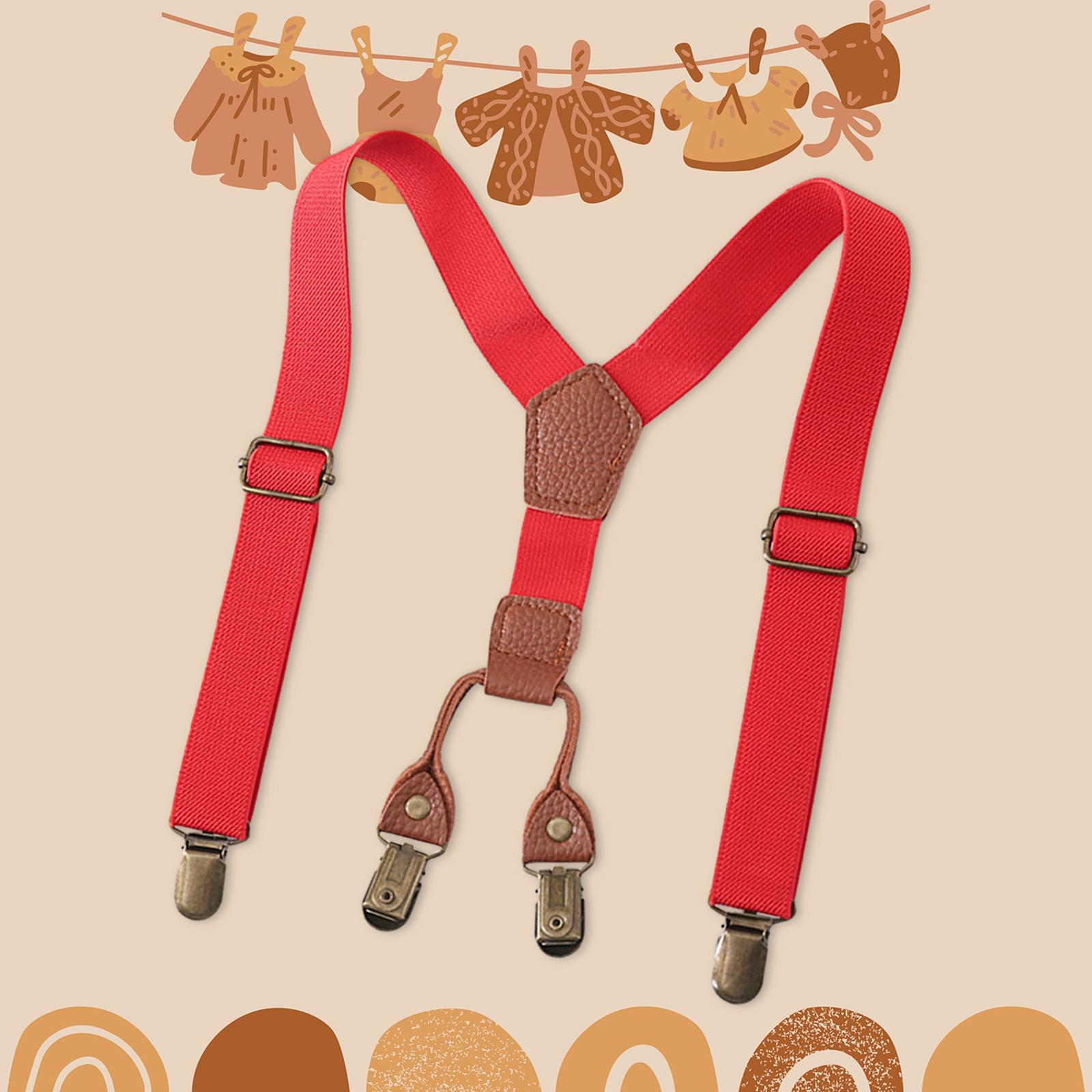 Детские регулируемые подтяжки  – обзор и цена Suspender Clip Formal