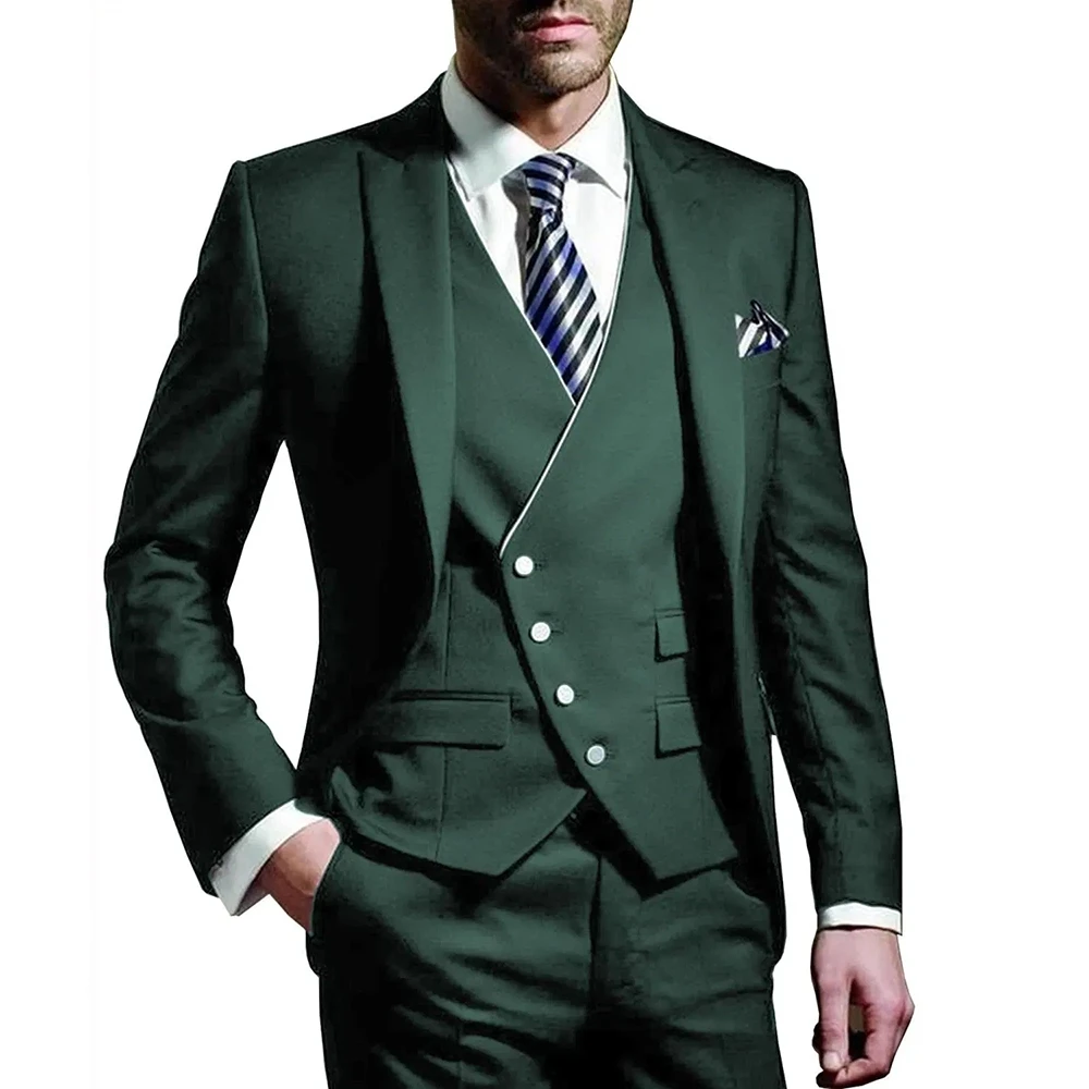 Мужской костюм-тройка цвета ха – обзор и цена Men'S Formal Evening Wear