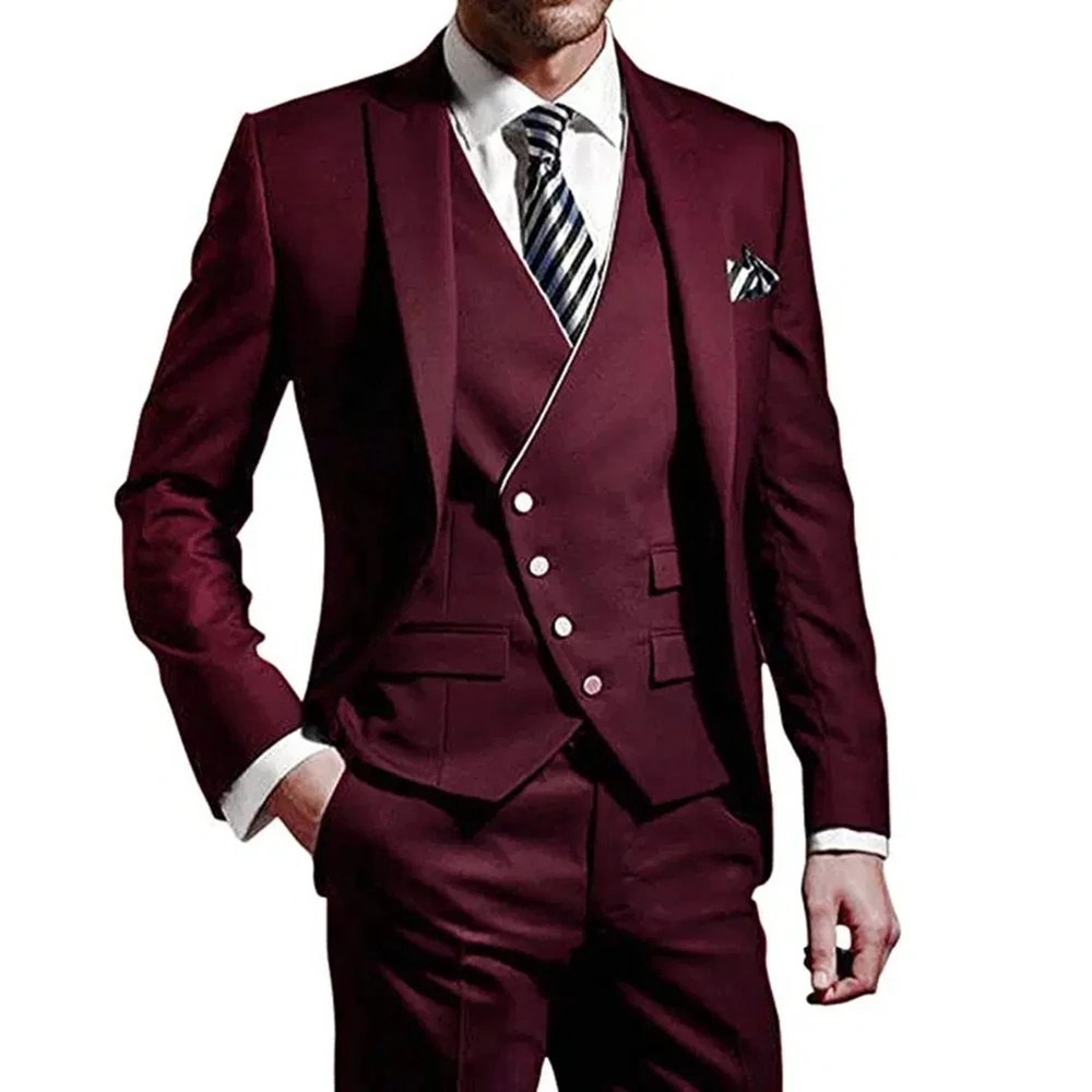 Мужской костюм-тройка цвета ха – обзор и цена Men'S Formal Evening Wear