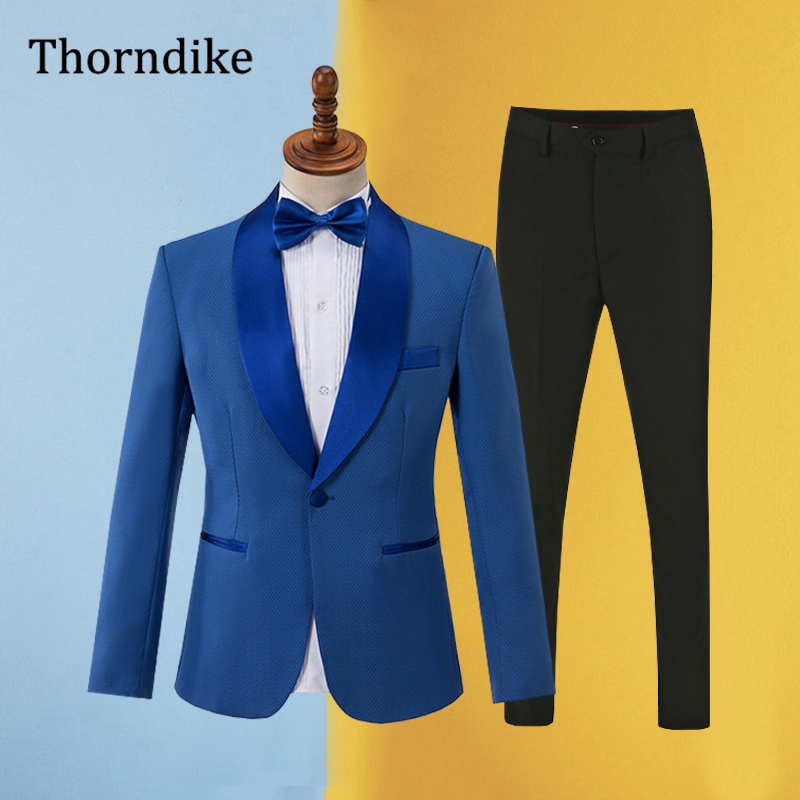 Gwenhwyfar синий костюм для му – обзор и цена Men Formal Wear 2025
