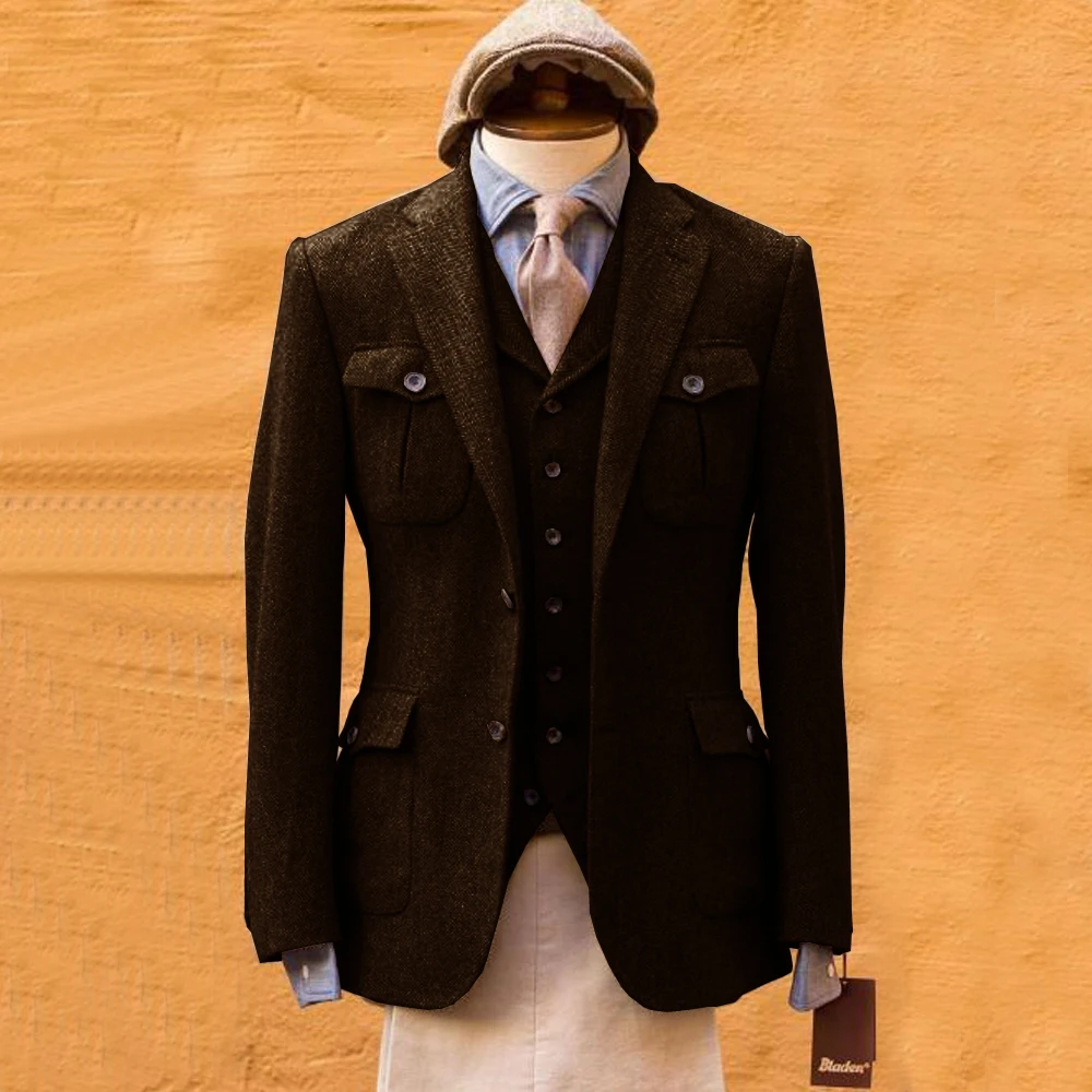 Мужской костюм в елочку, класс – обзор и цена Mens Formal Look