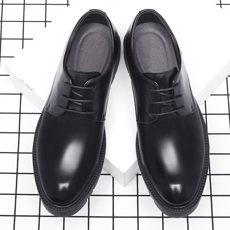 Мужские черные кожаные туфли н – обзор и цена Men'S Formal Office Wear Shoes