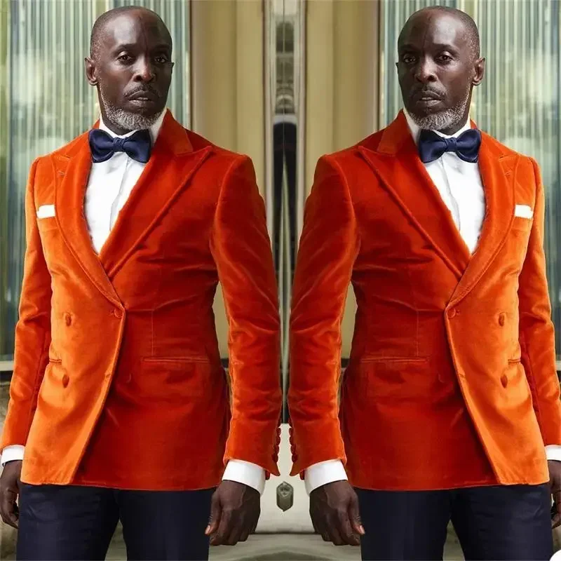 Бархатные деловые мужские кост – обзор и цена Men Formal Wear 2025
