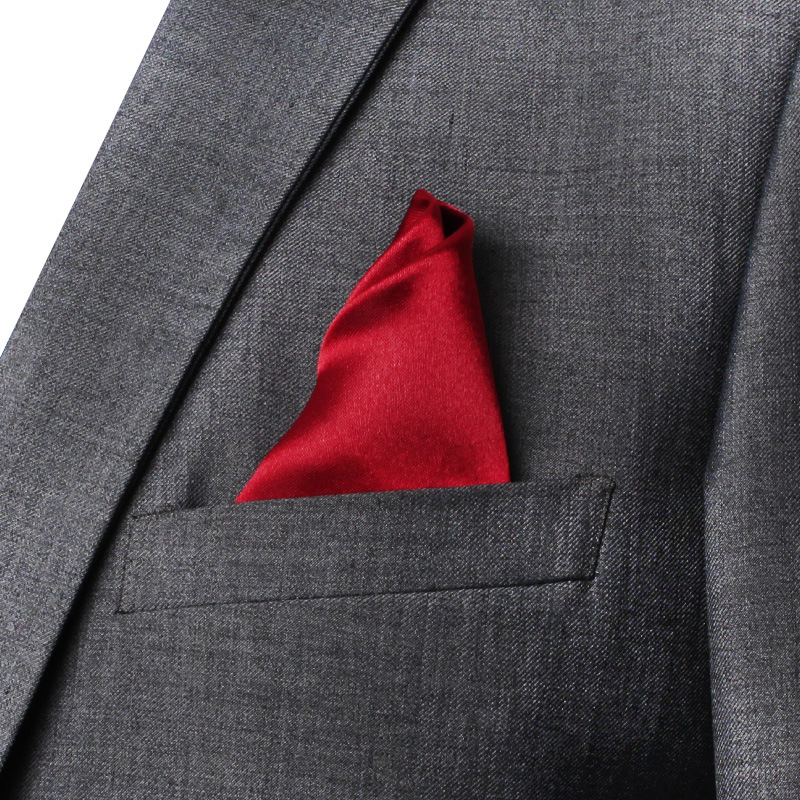 22 см однотонный Карманный ква – обзор и цена Men'S Used Formal Wear